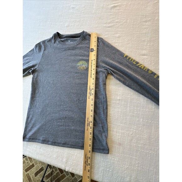 Vineyard Vines Youth M (12-14) LS Shirt Mountains/Name On Chest/Sleeve - Picture 8 of 9